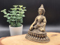 Preview: Erdender Buddha aus Messing | ca. 11 cm | Mit Lotussockel | Einzelstück