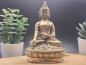 Preview: Erdender Buddha aus Messing | Lotussockel | ca. 9 cm