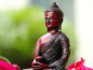 Preview: Meditierender Buddha aus Resin mit Dhyana Mudra