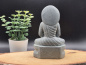 Preview: Meditierender Buddha aus Stein | ca. 11 cm | Handgefertigte Buddha-Figur