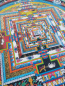 Preview: Handgemaltes Kalachakra-Mandala von Urgen Lama aus Kathmandu, mit echtem Gold veredelt.