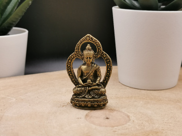 Mini Amitabha Buddha aus Messing | ca. 4,5cm