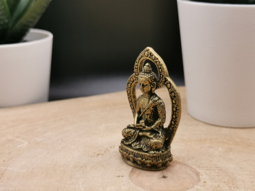 Mini Amitabha Buddha aus Messing | ca. 4,5cm