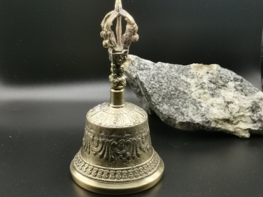 Tibetische Glocke / Ghanti | ca. 15cm | ca. 295g