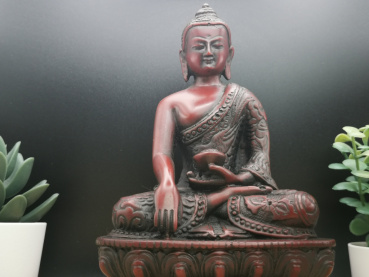 Segnender Buddha aus Resin (Gießharz; ca. 13cm)
