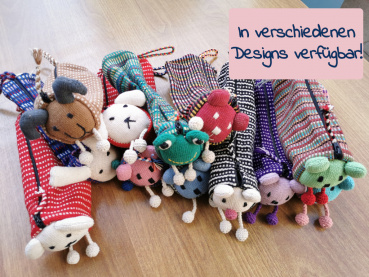 Mäppchen Tier-Design | WSDO Frauenprojekt, 100% Baumwolle, Fair Trade | verschiedene Designs