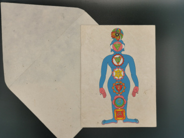 Grußkarte "Chakra" | 11x15cm, aufklappbar, mit Umschlag