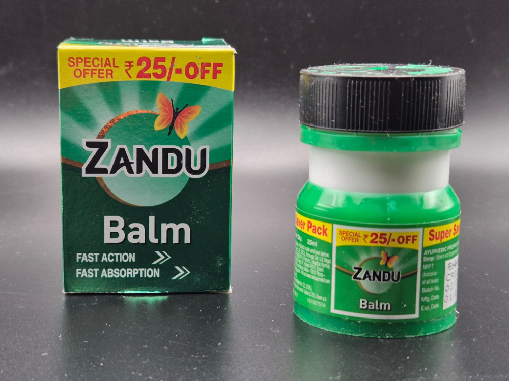 ZANDU Balm Super Saver Pack 25ml – Ayurvedischer Schmerzbalsam
