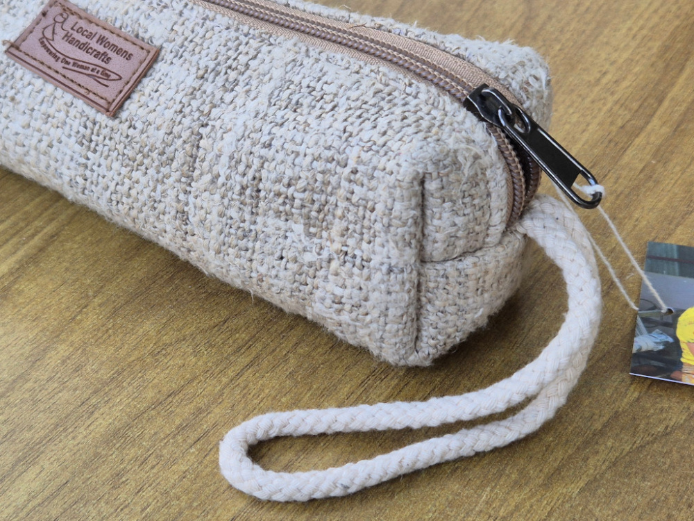 Mäppchen aus Hanfgewebe | Handgefertigt von Local Women’s Handicraft (LWH), Nepal
