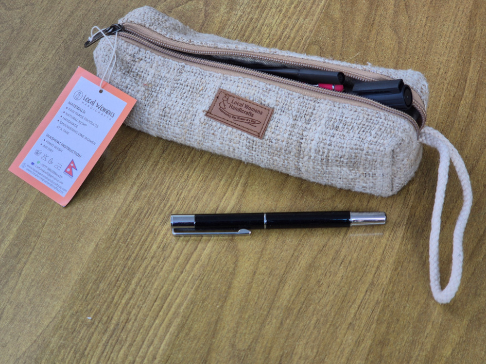 Mäppchen aus Hanfgewebe | Handgefertigt von Local Women’s Handicraft (LWH), Nepal