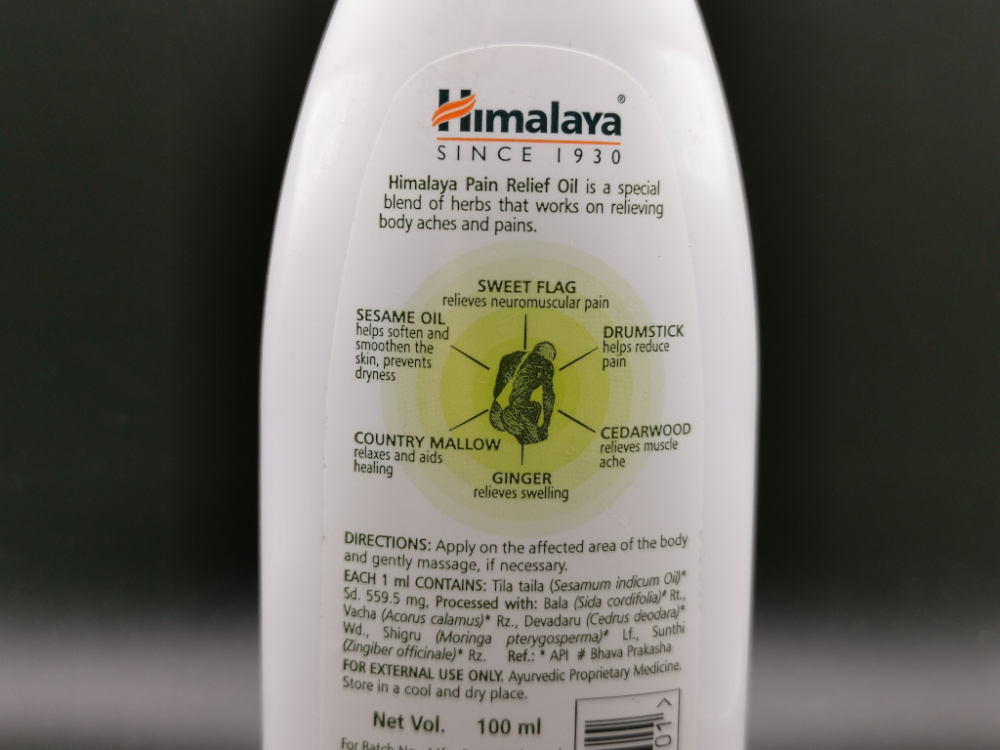 Preview: Himalaya Pain Relief Oil | Kräuter-Schmerzlinderungsöl | 100 ml