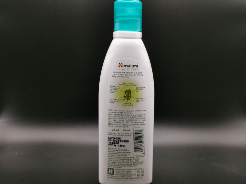 Preview: Himalaya Pain Relief Oil | Kräuter-Schmerzlinderungsöl | 100 ml