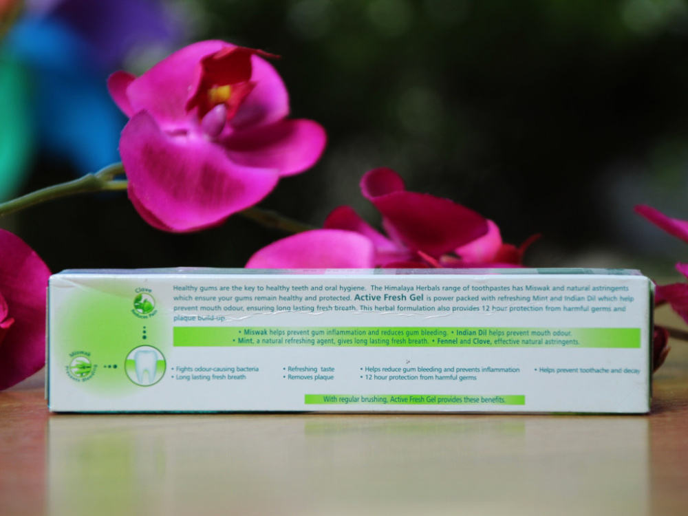 Preview: Himalaya Ayurveda Zahnpasta Active Fresh | Kräutergel | 80 g