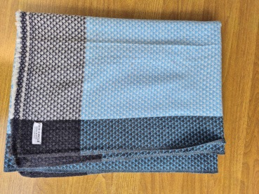 Pashmina Stola 70x200cm | Jacquard-Muster in 4-Farben | , Handgefertigt, WSDO - EINZELSTÜCK