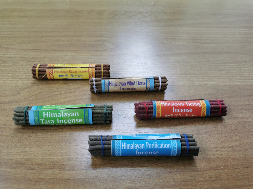 Tibetische Räucherstäbchen Mini-Mix-Set aus 5 Sorten