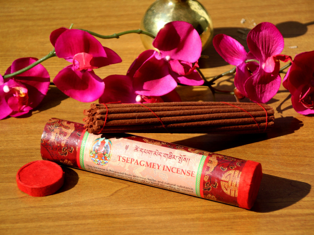 Tsepagmey Räucherstäbchen | Traditionelles tibetisches Räucherwerk aus Nepal