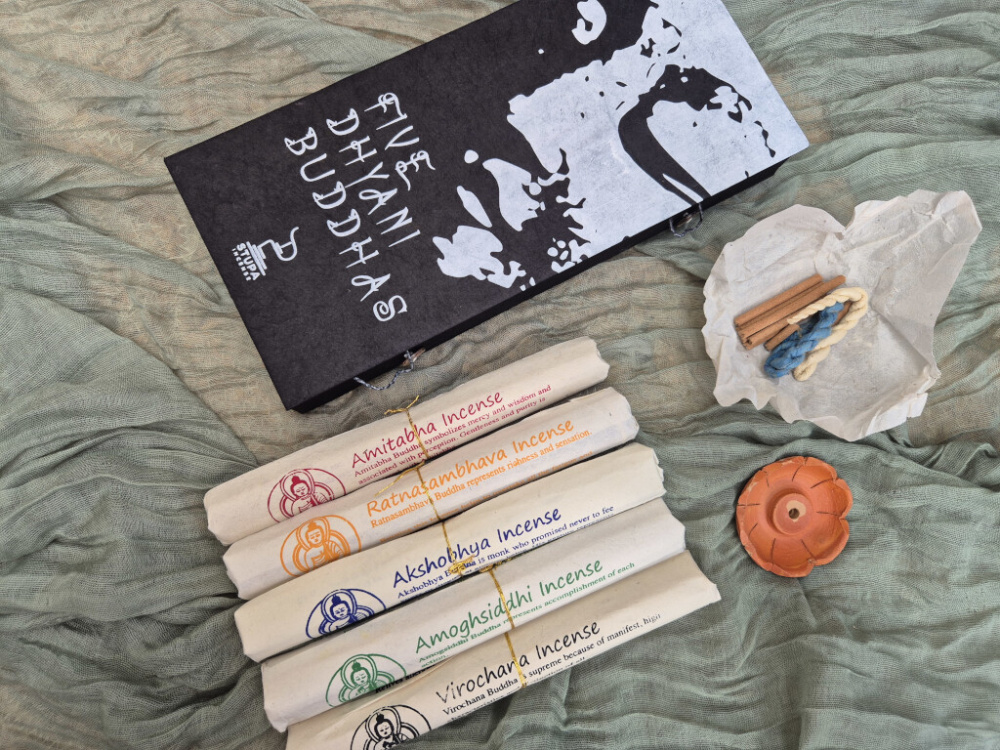 Five Dhyani Buddhas Räucherstäbchen Geschenkset | Stupa Incense