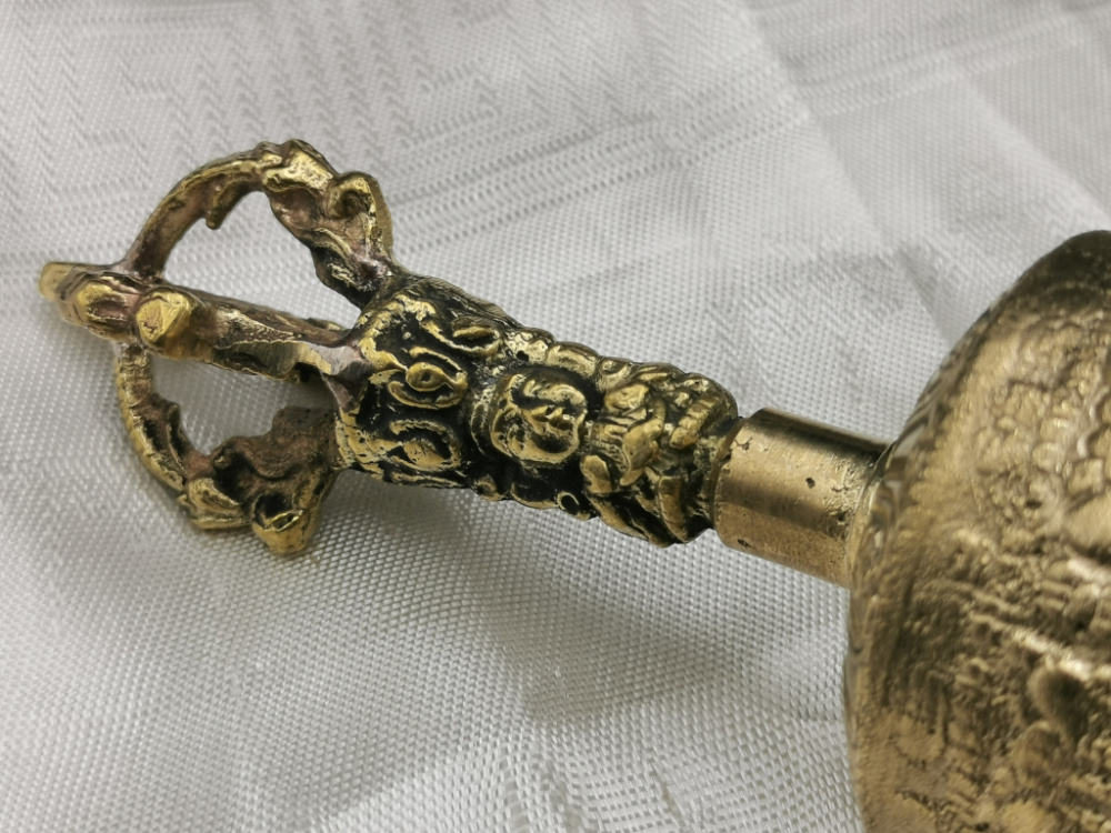 Tibetische Glocke / Ghanti | ca. 15cm | ca. 290g