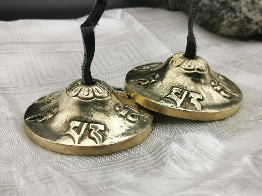 Preview: Tibetische Zimbeln | ca. 6cm Durchmesser