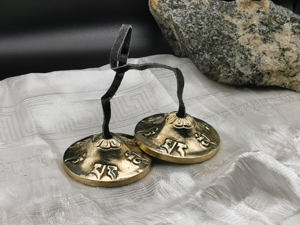 Preview: Tibetische Zimbeln | ca. 6cm Durchmesser