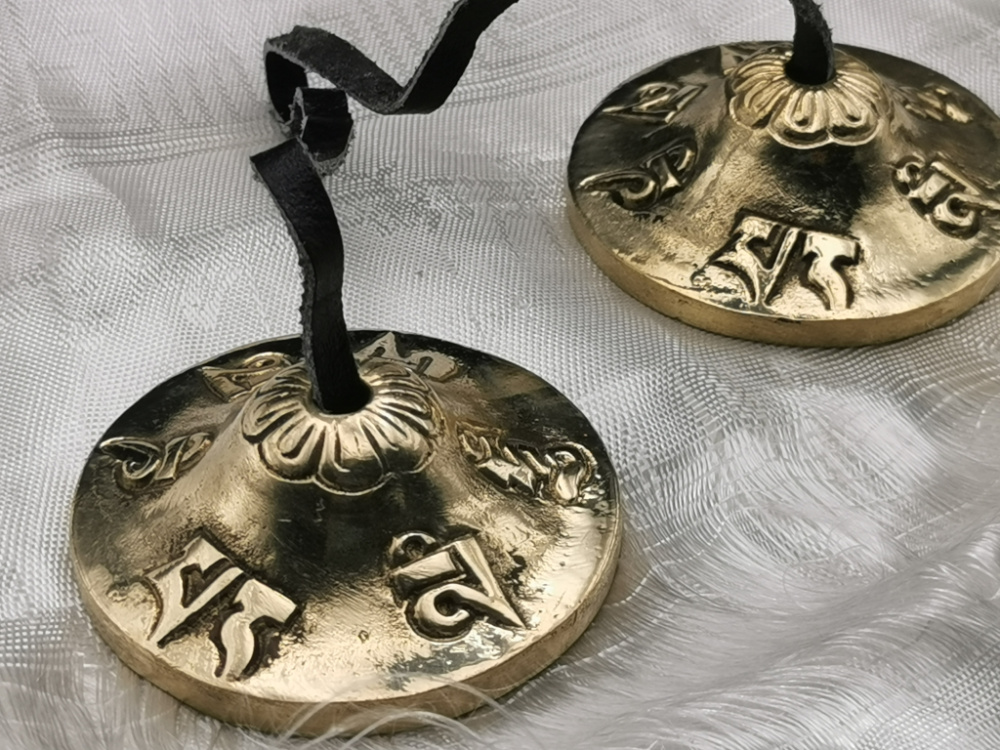 Preview: Tibetische Zimbeln | ca. 6cm Durchmesser