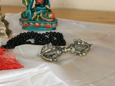 Dorje / Vajra aus Messing | ca. 10cm | Antikes Design