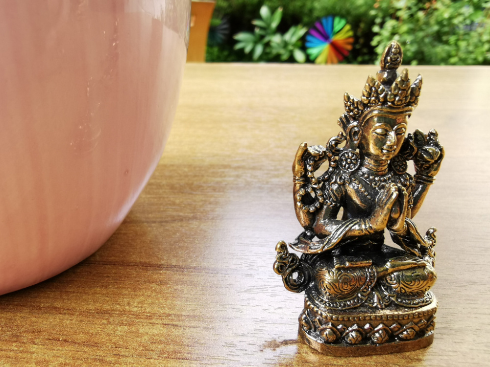 Preview: Mini Lokeshwor Figur aus Messing (5cm)