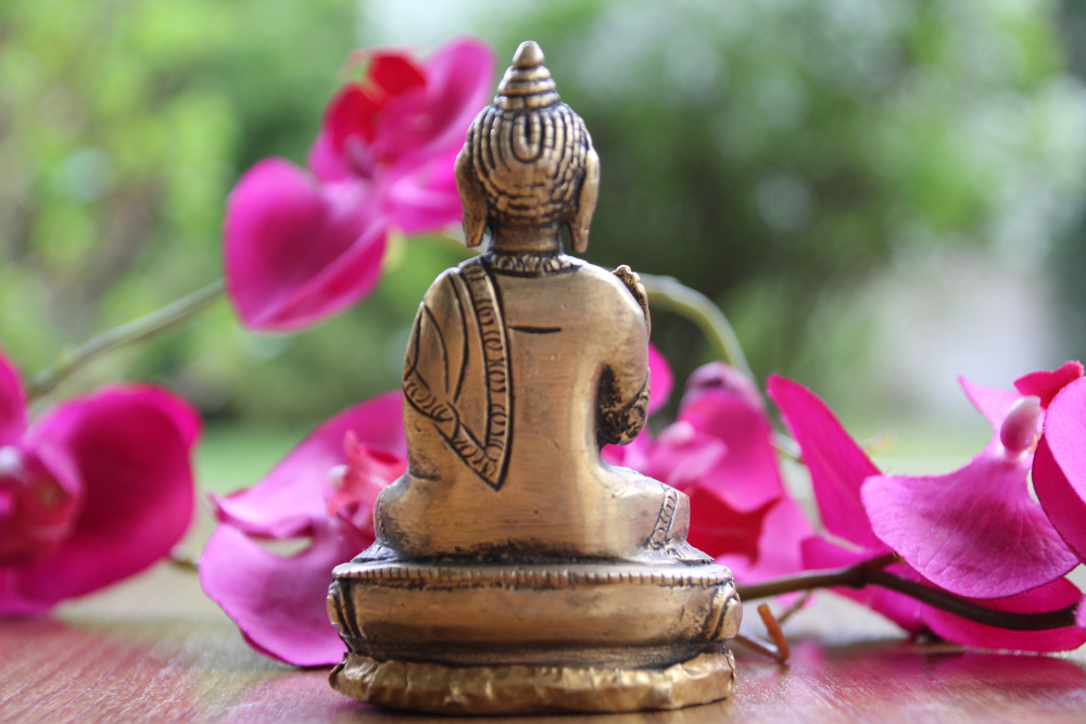 Preview: Beschützer Buddha aus Messing | ca. 10 cm