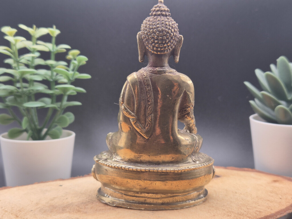 Segnender Buddha aus Messing | ca. 9 cm