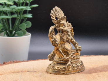 Kleine "Ganesh" Figur aus Messing | Nepalesischer Stil | 6cm
