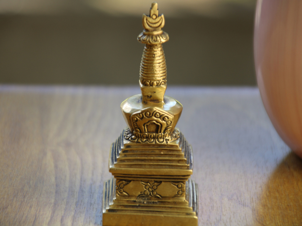Preview: Stupa / Chörten aus Messing | ca. 9 cm