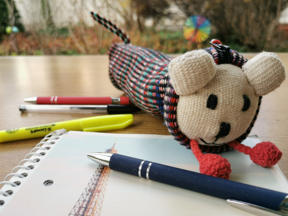 Preview: Federmäppchen mit Tiermotiv aus Baumwolle - Wähle Dein Lieblingsmotiv