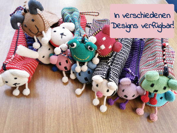 Mäppchen Tier-Design | WSDO Frauenprojekt, 100% Baumwolle, Fair Trade | verschiedene Designs