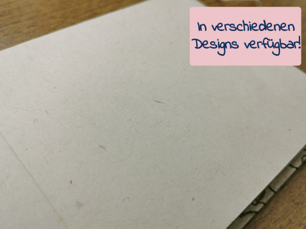 Kleines Notizbuch im Querformat | verschiedene Design verfügbar (ca. 14cm x 11cm)