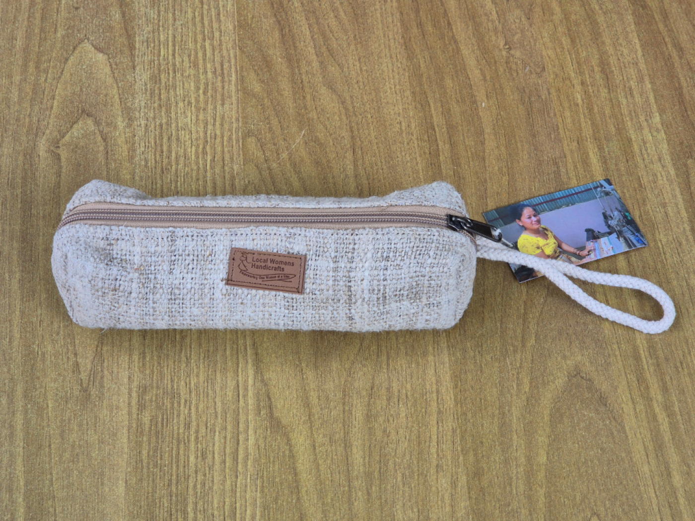 Mäppchen aus Hanfgewebe | Handgefertigt von Local Women’s Handicraft (LWH), Nepal