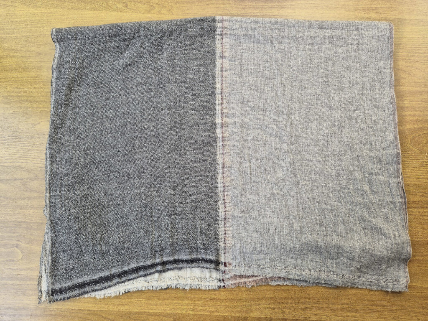 Schal im 4-Schichten-Design – handgewebtes Kaschmirgewebe von Local Women’s Handicraft Nepal