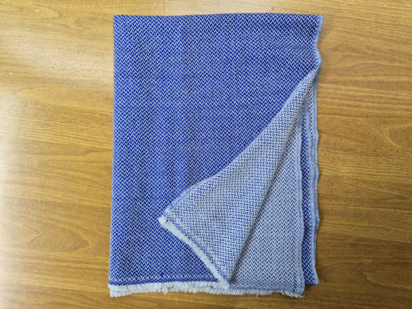 Kashmir Schal 70x200cm | Jacquard-Muster | Pashmina Stola, Handgefertigt, WSDO - EINZELSTÜCK