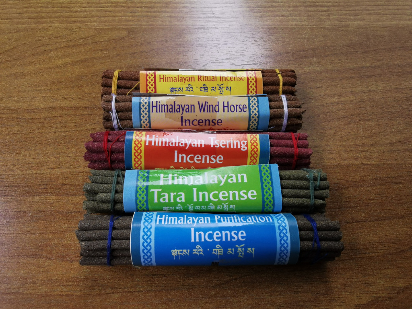 Tibetische Räucherstäbchen Mini-Mix-Set aus 5 Sorten