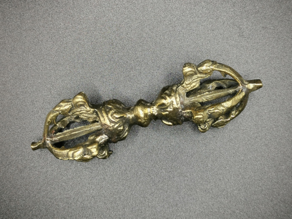 Dorje / Vajra aus Messing | ca. 10cm | Antikes Design
