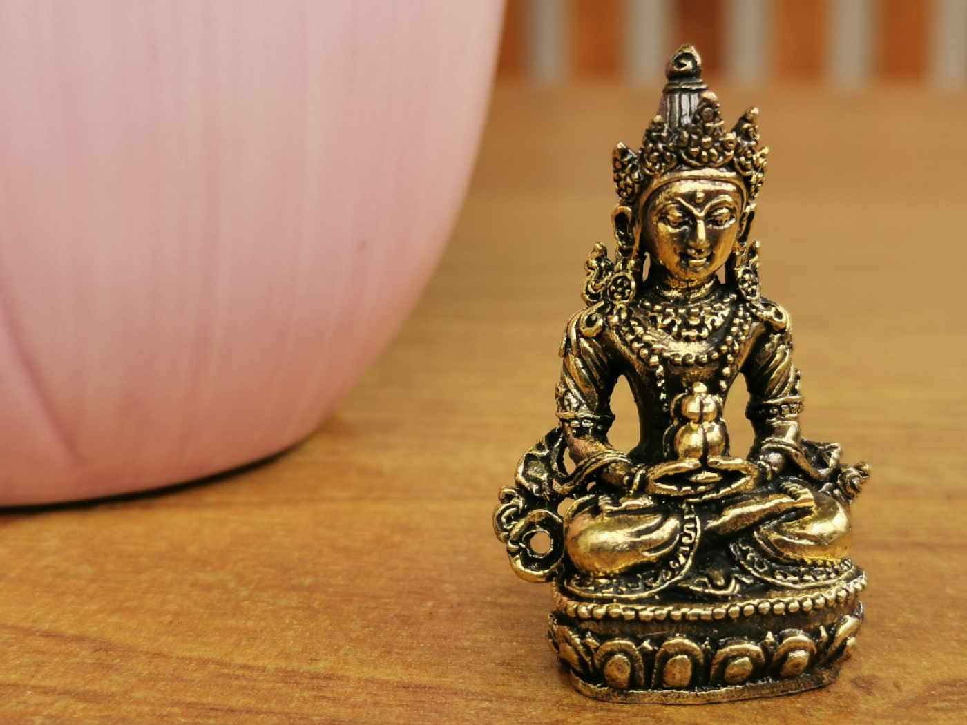 Mini Amitayush aus Messing (4,5cm)