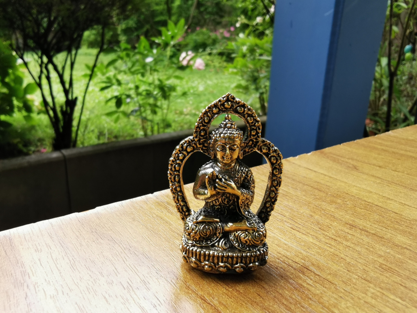 Die 5 Meditations-Buddhas – Mini Figuren Set aus Messing