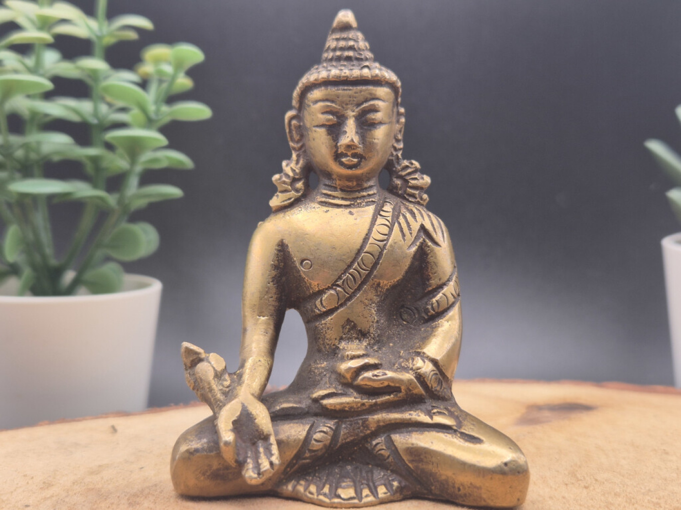 Medizin Buddha aus Messing | Ohne Sockel | ca. 8 cm