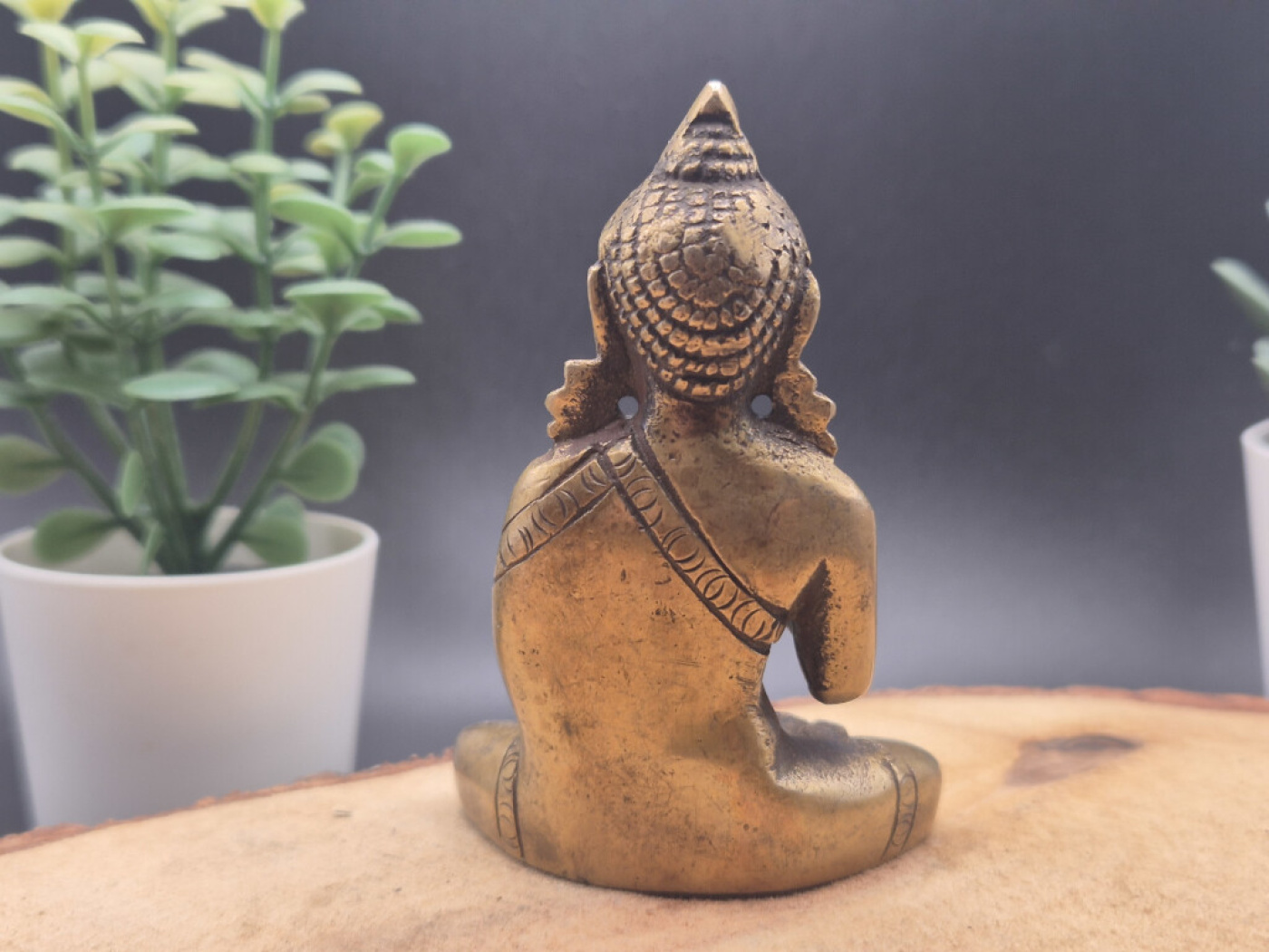 Beschützer Buddha aus Messing | Ohne Sockel | ca. 8 cm