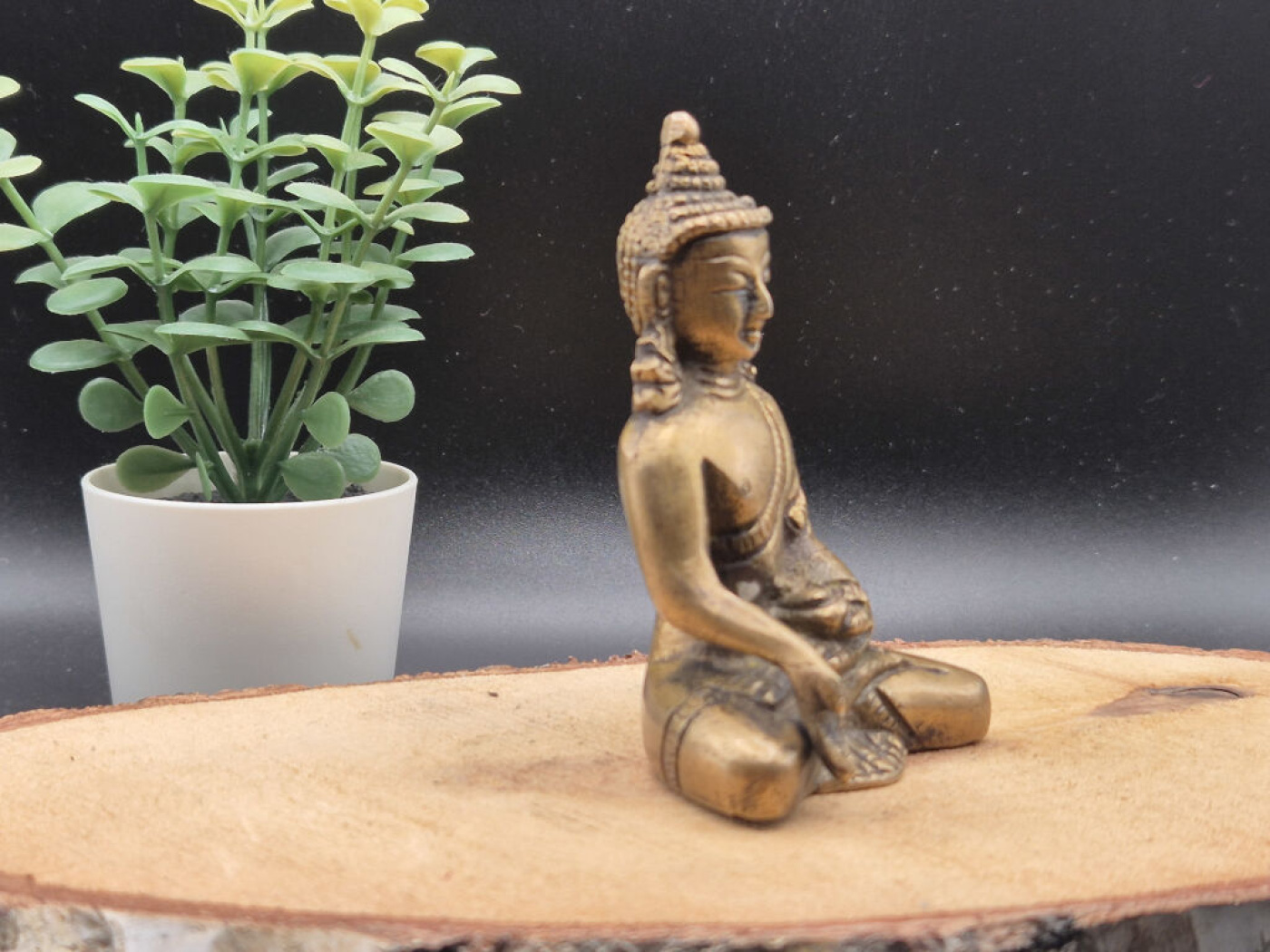 Segnender Buddha aus Messing | ca. 8 cm | Ohne Sockel
