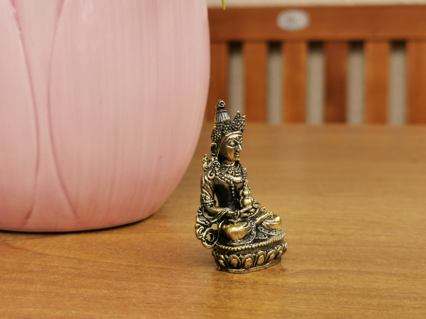 Mini Amitayush aus Messing (4,5cm)