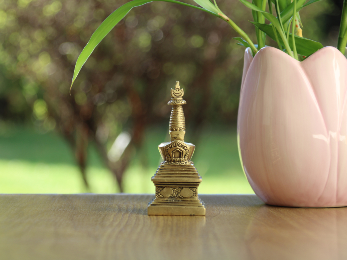 Stupa / Chörten aus Messing | ca. 9 cm