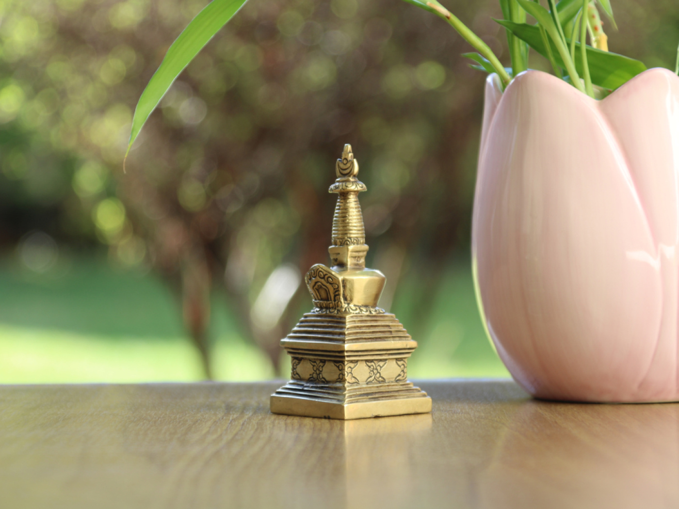 Stupa / Chörten aus Messing | ca. 9 cm