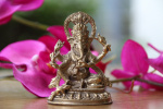 "Ganesh" Figur aus Messing (Nepalesisch; 8cm)