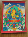 VERKAUFT - Thangka - Manjushri | 55x42cm | Exklusives Einzelstück