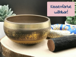 Klassische Klangschale | ca.340g / 10cm / gegossen | Kissen wählbar